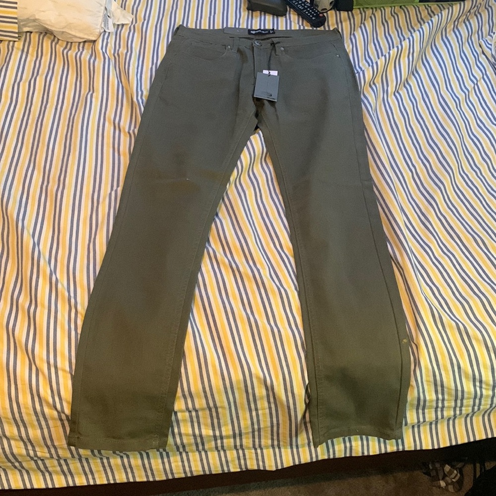 Royal Blue 32x32 Super Skinny Olive Green Jeans